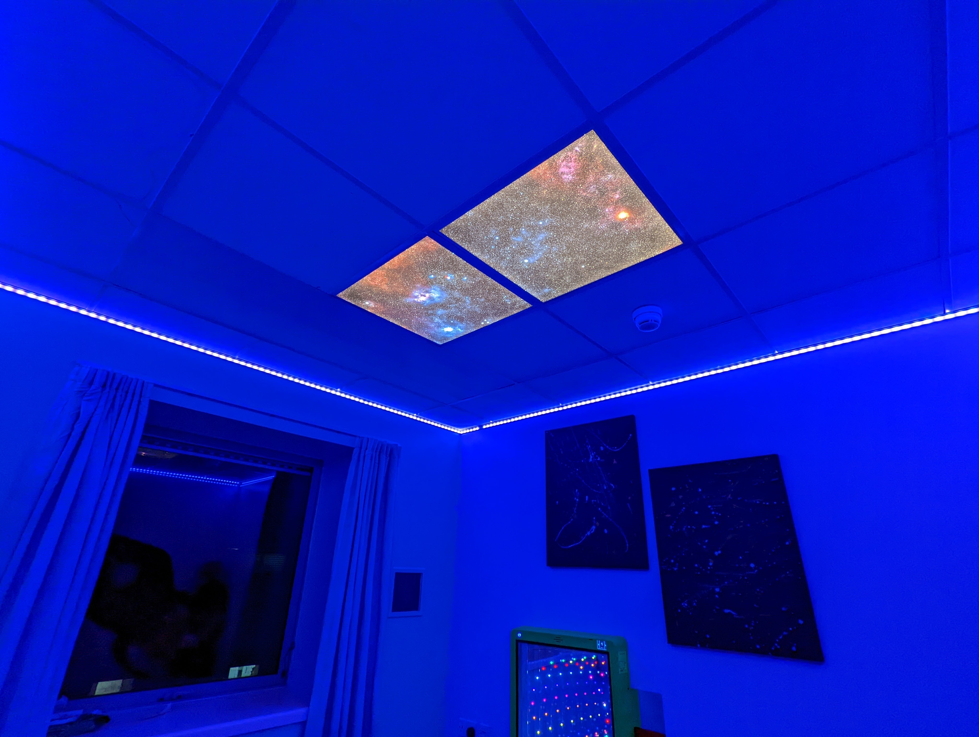 The sensory room on the children’s ward at Hereford County Hospital